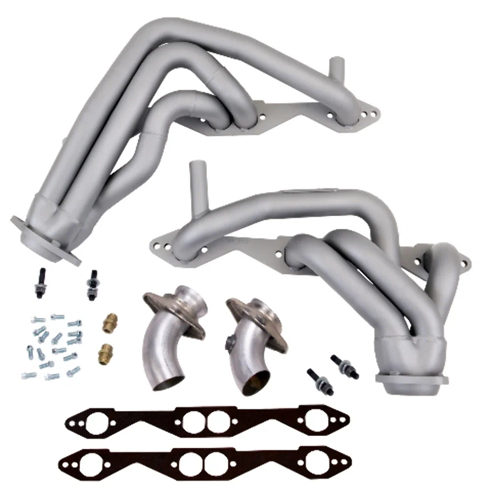 Fits 1993-1996 Chevy Impala SS 1-5_8 Shorty Headers (Titanium Ceramic)-1595